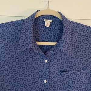 LL Bean women’s 100% linen blouse